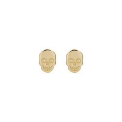 Pendientes Plata Dorada 8mm PEL0892DOXXXX Dormilonas Calavera