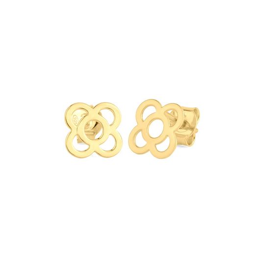 Boucles d'oreilles Argent Doré 8mm PEL1171DO Panot
