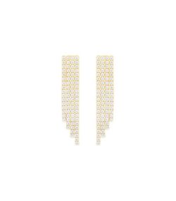 Pendientes Plata Dorada Liska LAD3090A-D Circonitas