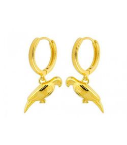 Pendientes Plata Dorada Liska MED064A-D Aro Loros