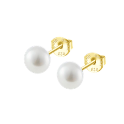 Pendientes Plata Dorada Lotus LP3858-4/3 Perla