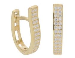 Pendientes Liska Plata Dorada LPZ215A-D Circonitas