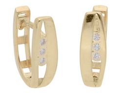 Pendientes Liska Plata Dorada LPZ218A-D Circonitas