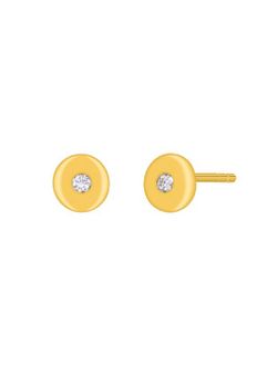 Pendientes Plata Dorada Marea Niña D04201/AD Diamante Laboratorio G-H VS