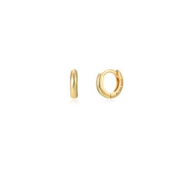 Pendientes Plata Dorada Mujer 10mm PEL0961DOXX10 Aro En Brillo