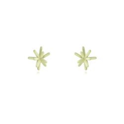 Pendientes Plata Dorada Mujer 8mm PEL1092DOME Fuegos Artificiales Enamel Menta
