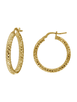 Pendientes Plata Dorada Mujer PART3/3C Aro En Brillo