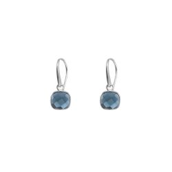 Pendientes Plata Mujer PEM0043RHTA Piedras Minerales Topacio Azul
