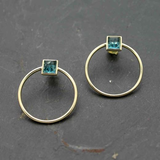 Pendientes Plata Mujer PEM0080DOAM Piedras Minerales Amatista