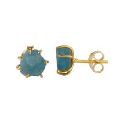 Pendientes Plata Dorada Mujer PEM0203DONPXX Piedras Minerales Neon Appetite
