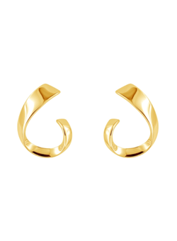 Pendientes Plata Dorada Mujer PPEN2238/C Círculo Abierto
