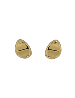 Pendientes Plata Dorada Mujer PPR 729/C Pulido En Brillo