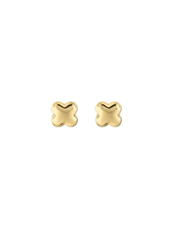 Pendientes Plata Dorada Mujer PPR 809/C Pulido En Brillo
