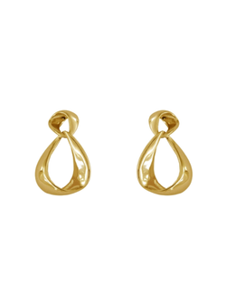 Pendientes Plata Dorada Mujer PSET202/1C Colgante En Brillo