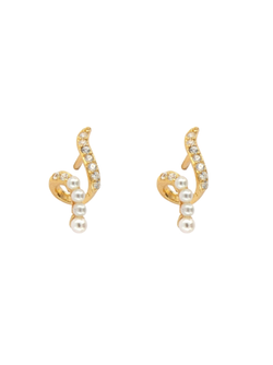 Pendientes Plata Dorada PPRP78/C Circonitas