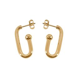Pendientes Plata Dorada Sovrani AVP287 Eslabón Abierto
