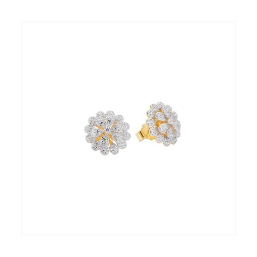 Pendientes Plata Dorada Sovrani J11690 Circonitas 1,50cm