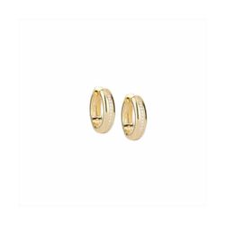 Pendientes Plata Dorada Sovrani J11753 Aro C. Circonitas 1,50cm