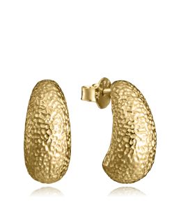 Pendientes Plata Dorada Viceroy Mujer 9168E100-00 Gota C. Textura En Brillo