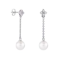 Pendientes Plata Esfera Argyor MRM 8mm (AG)79B0107TD1 Topacios Perla