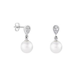 Pendientes Plata Esfera Argyor MRM 8mm (AG)79B0200TD1 Topacios Perla