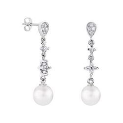 Pendientes Plata Esfera Argyor MRM 8mm (AG)79B0204TD1 Topacios Perla