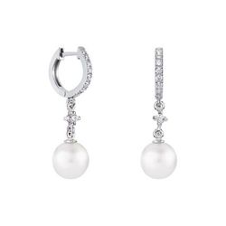 Pendientes Plata Esfera Argyor MRM 8mm (AG)79B0401TD1 Topacios Perlas