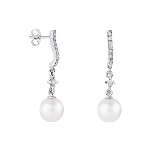 Boucles d'oreilles Argyor MRM 8 mm Sphère Argent (AG) 79B0501TD1 Topaze Perle
