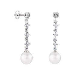 Pendientes Plata Esfera Argyor MRM 8mm (AG)79B0603TD1 Topacios Perla