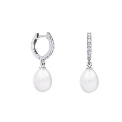 Pendientes Plata Lágrima Argyor MRM 8mm (AG)79B0400TE1 Topacios Perlas