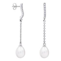 Pendientes Plata Lágrima Argyor MRM 8mm (AG)79B0507TE1 Topacios Perla