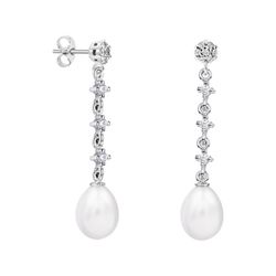 Pendientes Plata Lágrima Argyor MRM 8mm (AG)79B0603TE1 Topacios Perla