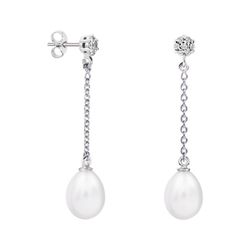 Pendientes Plata Lágrima Argyor MRM 8mm (AG)79B0607TE1 Topacios Perla