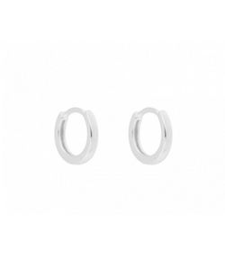 Pendientes Plata Liska 12mm MED286A-12 Aro Liso