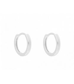 Pendientes Plata Liska 14mm MED286A-14 Aro Liso