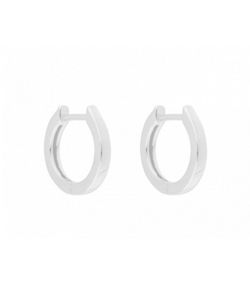 Pendientes Plata Liska 16mm MED286A-16 Aro Liso