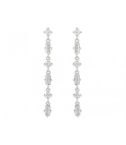 Pendientes Plata Liska LAD3087A Colgante Circonitas