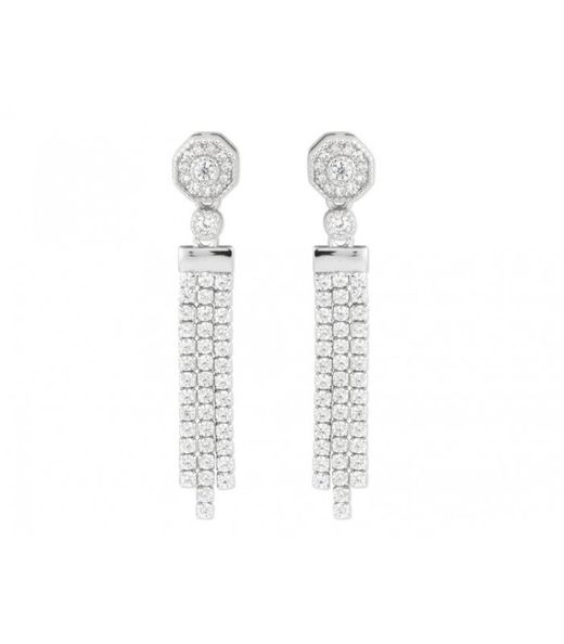 Arracades Plata Liska LAD3091A Penjoll Circonites