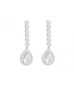 Pendientes Plata Liska LAD3106A Colgante Circonitas