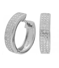 Pendientes Plata Liska LAD4711A Aro Circonitas