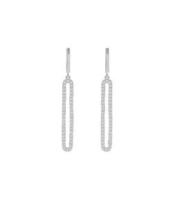 Pendientes Plata Liska LAD7232A Colgante Circonitas