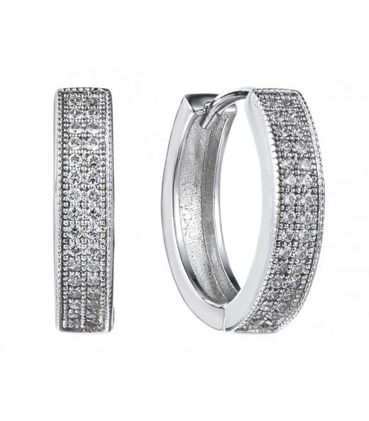 Arracades Plata Liska LPZ012A Cèrcol Circonites