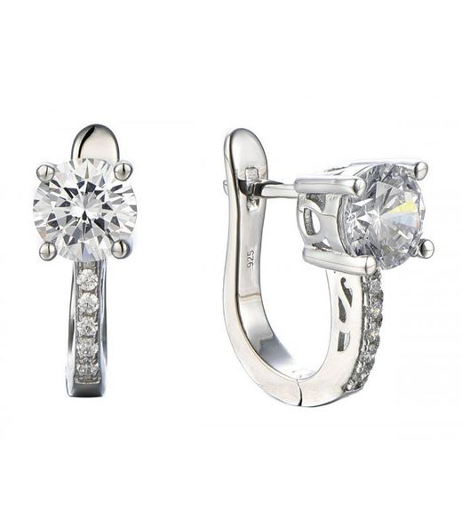 Liska sølv øreringe LPZ023A Zirconia