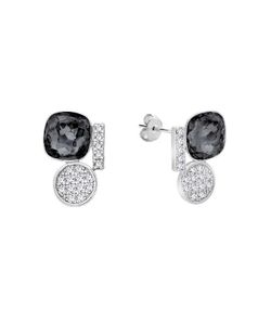 Orecchini in argento Liska LSW0193A-N Cristallo nero Zirconi