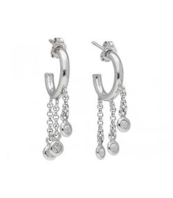 Pendientes Plata Liska LSW4278A Semiaro 3 Colgantes