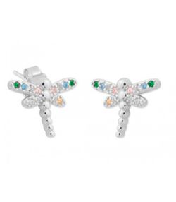 Pendientes Plata Liska MED303A Libélula Circonitas