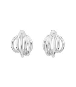 Pendientes Plata Liska MED342A Barras Curvadas