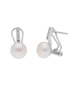 Pendientes Plata Liska MEP023A Perla Circonitas