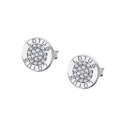 Pendientes Plata Lotus LP1252-4/6 Grabado LOTUS Circonitas