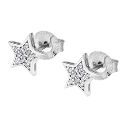 Pendientes Plata Lotus LP1622-4/1 Estrella Circonitas